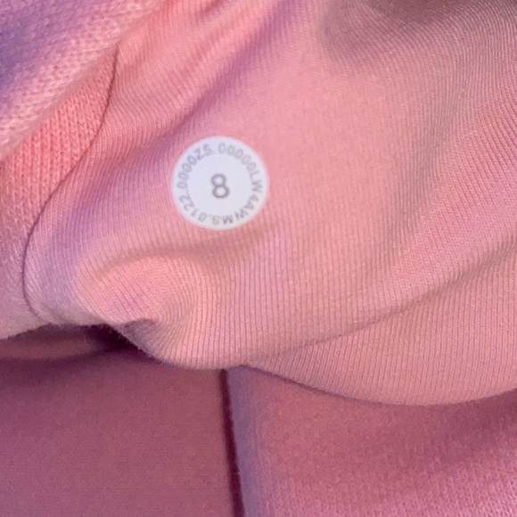Lululemon Full Zip Scuba Hoodie Jacket Women Size 8 Pink Strawberry Milkshake - Picture 3 of 9